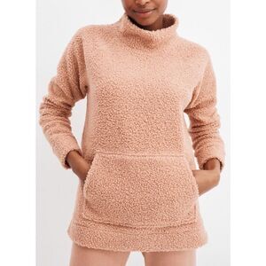 NWT Haven Well Within Womens Sherpa Fleece Funnel Neck sweatshirt, $100